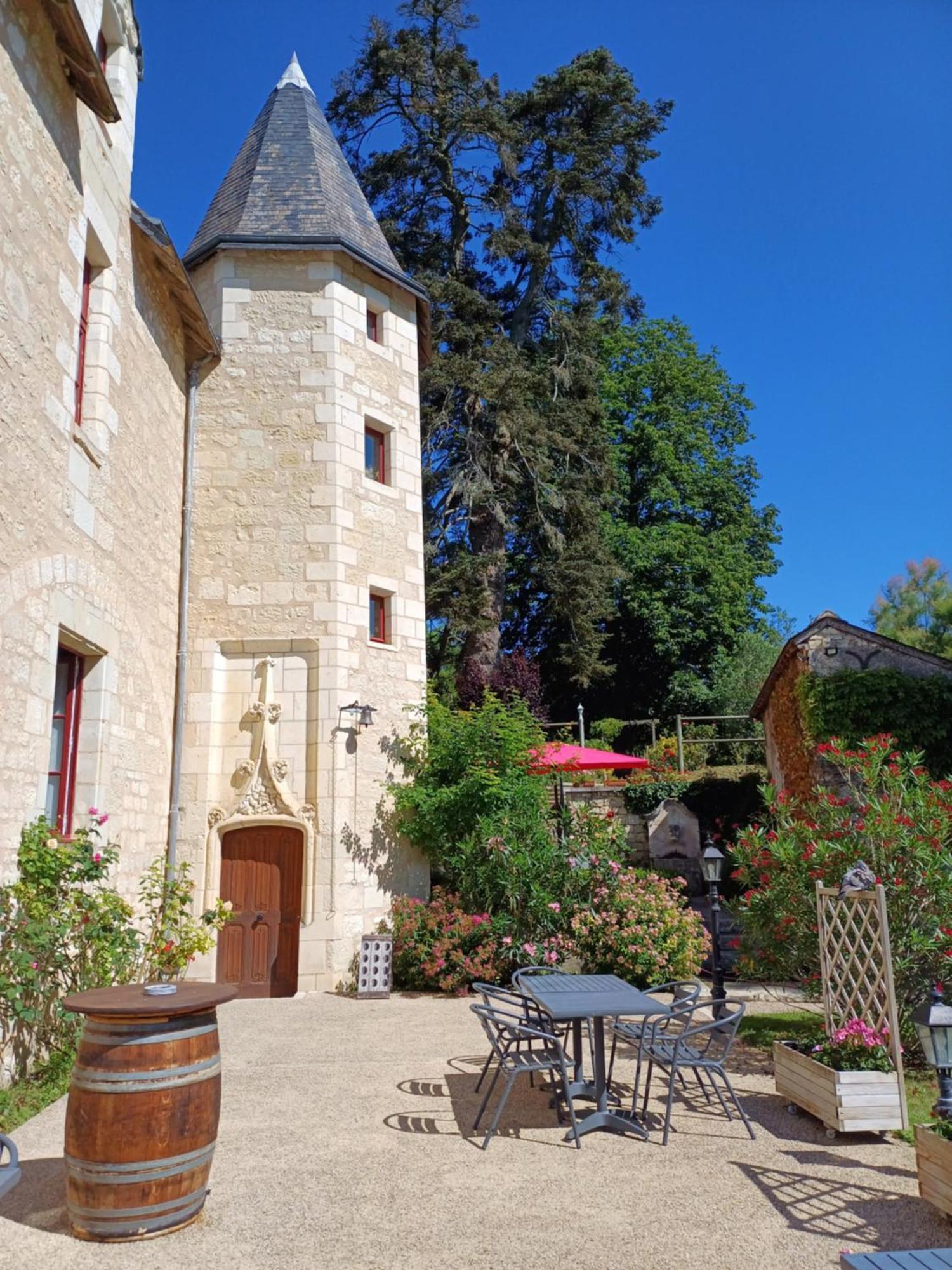 Manoir De L'Abbaye Bed & Breakfast Seuilly Bagian luar foto
