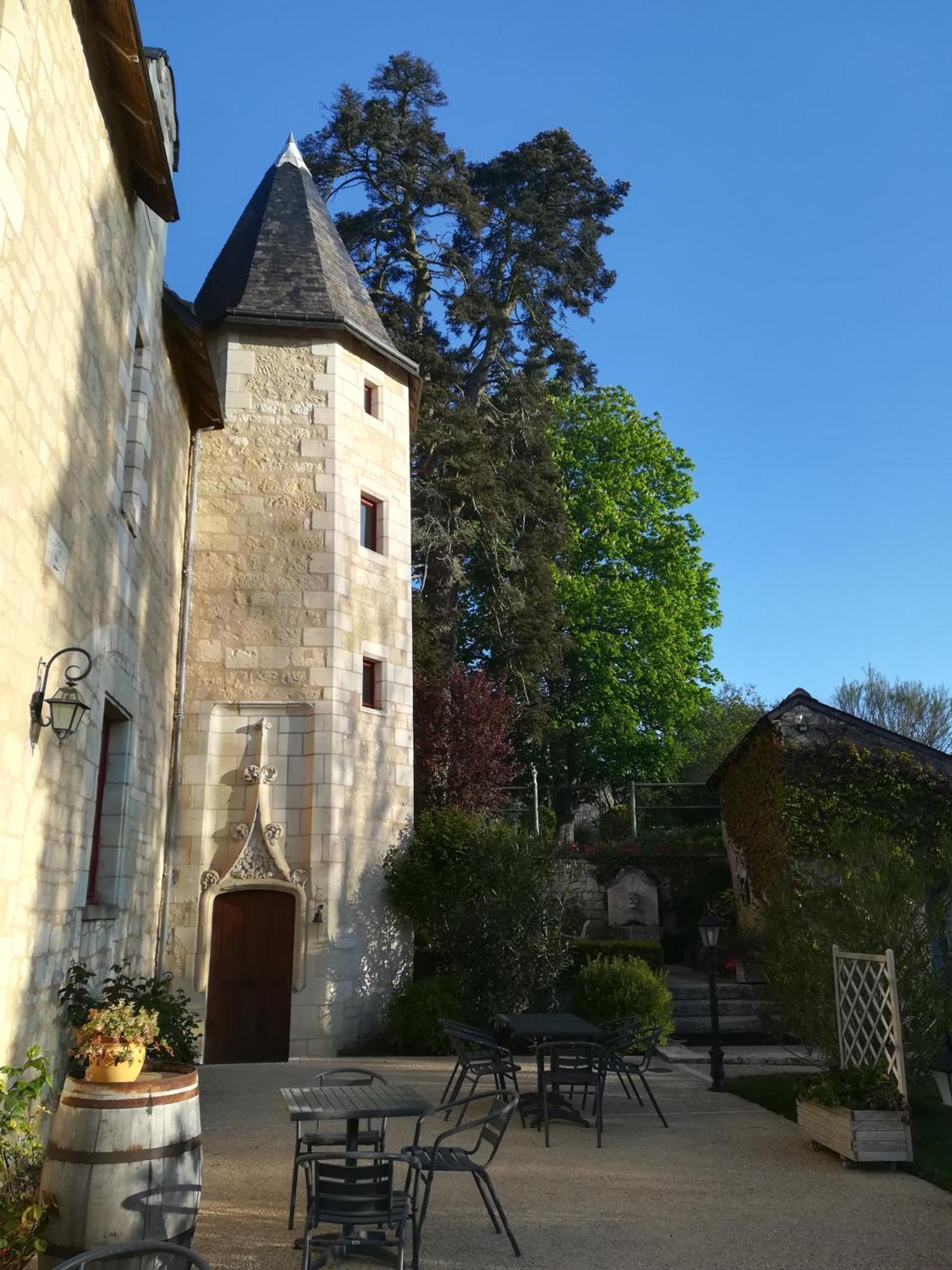 Manoir De L'Abbaye Bed & Breakfast Seuilly Bagian luar foto