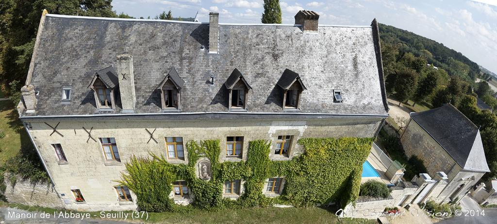 Manoir De L'Abbaye Bed & Breakfast Seuilly Bagian luar foto
